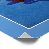 ヴィンテージレトロフィナーレかわいい魚の旅行イタリアン広告 ポスター (角)