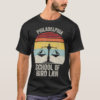 ヴィンテージレトロフィラデルフィアスクールオブバードローファン Tシャツ