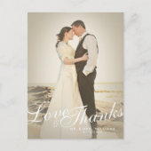 ヴィンテージレトロフォトフィルタ愛はがき感謝していの作成 ポストカード (正面)