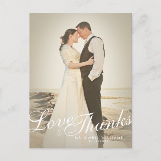 ヴィンテージレトロフォトフィルタ愛はがき感謝していの作成 ポストカード