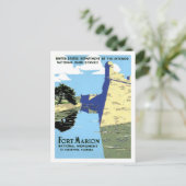 ヴィンテージレトロフォートマリオンセントオーガスティン旅行 ポストカード (スタンド正面)