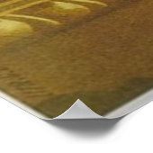 ヴィンテージレトロフランスのアブシンザブルジョワブラックキャット ポスター (角)