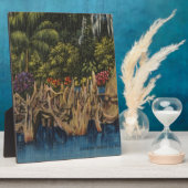 ヴィンテージレトロフロリダサイプレスガーデンズ フォトプラーク (側面)