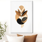 ヴィンテージレトロフローラミッドセンチュリーモダン ポスター