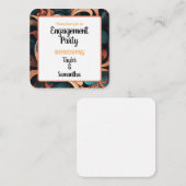 ヴィンテージレトロフローラ ノートカード (正面/裏面)