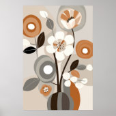 ヴィンテージレトロフローラ ポスター (正面)