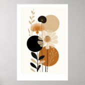 ヴィンテージレトロフローラ ポスター (正面)