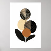 ヴィンテージレトロフローラ ポスター (正面)