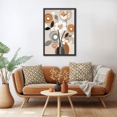 ヴィンテージレトロフローラ ポスター