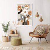 ヴィンテージレトロフローラ ポスター