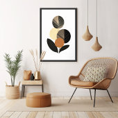 ヴィンテージレトロフローラ ポスター