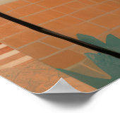 ヴィンテージレトロフローラ ポスター (角)