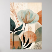 ヴィンテージレトロフローラ ポスター (正面)