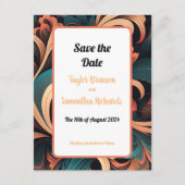 ヴィンテージレトロフローラ ポストカード (正面)