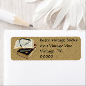 ヴィンテージレトロブックアイグラスエイブリラベル ラベル (インサイチュ)