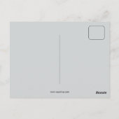 ヴィンテージレトロブックカバーホワイトファンジャックロンドン ポストカード (裏面)