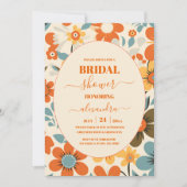 ヴィンテージレトロブライダルシャワー 招待状 (正面)