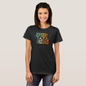 ヴィンテージレトロブラシ画家 Tシャツ (正面フル)