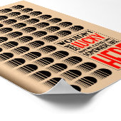 ヴィンテージレトロブルタリストパロディデコ ポスター (角)