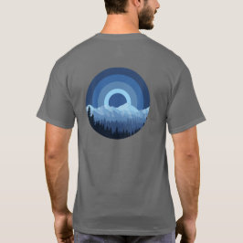 ヴィンテージレトロブルーナショナルパークマウンテンレンジ Tシャツ