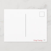 ヴィンテージレトロブルーバードイースタータイムハロー シーズンポストカード (裏面)