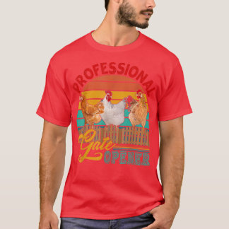 ヴィンテージレトロプロフェッショナルゲートオープナースリーシック Tシャツ