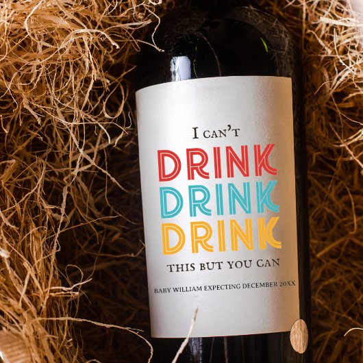 ヴィンテージレトロベビー発表 |飲めない ワインラベル