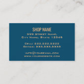 ヴィンテージレトロホーム焼いたグルメ手作りクッキー 名刺 (裏面)