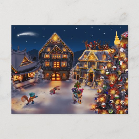 ヴィンテージレトロポストカード シーズンポストカード (正面)