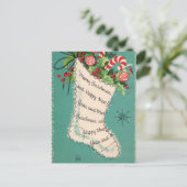 ヴィンテージレトロポストカード シーズンポストカード (スタンド正面)