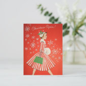 ヴィンテージレトロポストカード シーズンポストカード (スタンド正面)