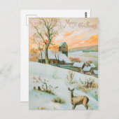 ヴィンテージレトロポストカード ポストカード (正面/裏面)