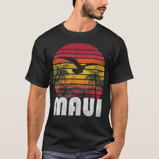 ヴィンテージレトロマウイハワイ70s 80sサーフメンズ tシャツ