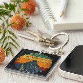 ヴィンテージレトロマウンテン登山ハイキングマウンテン キーホルダー (正面右)