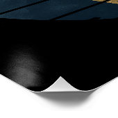 ヴィンテージレトロマウンテン登山ハイキングマウンテン ポスター (コーナー)