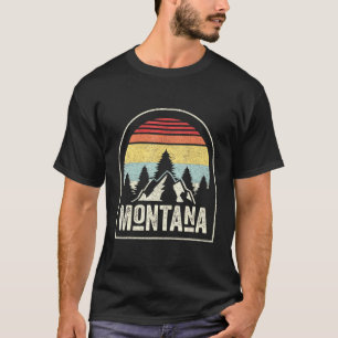 ヴィンテージレトロマウントモンタナウスマウンテン州 Tシャツ
