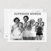 ヴィンテージレトロマスク入浴美しい ポストカード (正面/裏面)