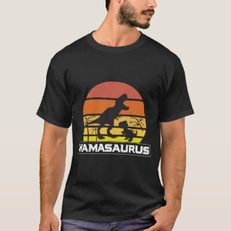 ヴィンテージレトロママサウルスサンセット Tシャツ