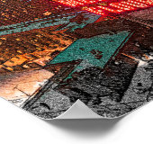 ヴィンテージレトロミネアポリスミネソタトラベルスカイライン ポスター (角)