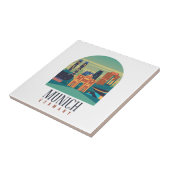 ヴィンテージレトロミュンヘンバヴァリアドイツ タイル (側面)