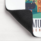 ヴィンテージレトロミュンヘンバヴァリアドイツ マウスパッド (コーナー)