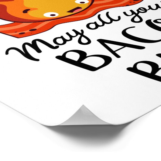 ヴィンテージレトロメイすべてのベーコンバーン ポスター (角)