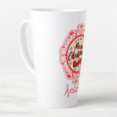 ヴィンテージレトロメリークリスマス カフェラテマグ (左アングル)