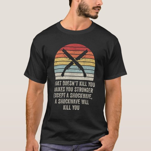 ヴィンテージレトロモスバーグ590ショックウェーブ Tシャツ (正面)