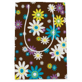 ヴィンテージレトロモダンおよび60年代70年代抱き枕 ミディアムペーパーバッグ (正面)