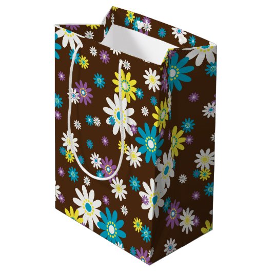 ヴィンテージレトロモダンおよび60年代70年代抱き枕 ミディアムペーパーバッグ (裏面アングル)