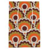 ヴィンテージレトロモダンおよび60年代70年代抱き枕 ミディアムペーパーバッグ (裏面)