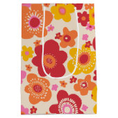 ヴィンテージレトロモダンおよび60年代70年代抱き枕 ミディアムペーパーバッグ (裏面)