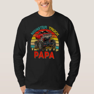 ヴィンテージレトロモンスタートラックパパドライバ父の Tシャツ