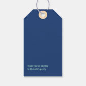 ヴィンテージレトロラゲッジタグ誕生日パーティー ギフトタグ (裏面)